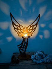 Lade das Bild in den Galerie-Viewer, Außergewöhnlicher Engel "Heart" aus Edelrost