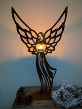 Lade das Bild in den Galerie-Viewer, Außergewöhnlicher Engel "Heart" aus Edelrost