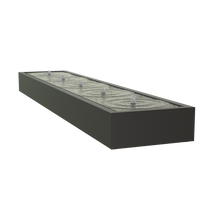 Lade das Bild in den Galerie-Viewer, 5er-Sprudelbrunnen: Wassertisch inkl. Sprudeldüsen, Oase/Pontec-Pumpe und LED-Beleuchtung aus Aluminium farbig pulverbeschichtet