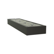 Lade das Bild in den Galerie-Viewer, 4er-Sprudelbrunnen: Wassertisch inkl. Sprudeldüsen, Oase/Pontec-Pumpe und LED-Beleuchtung aus Aluminium farbig pulverbeschichtet