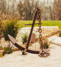 Lade das Bild in den Galerie-Viewer, Edelrost-Anker, Stilvolle und doch coole Deko in XXL super geeignet als Sand- und Pooldeko, ca. 102 cm hoch