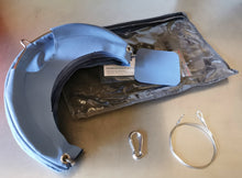 Lade das Bild in den Galerie-Viewer, Barloon Lampion für Outdoor in Taubenblaugrau Lieferumfang