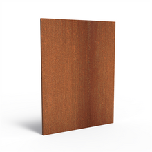 Lade das Bild in den Galerie-Viewer, Sichtschutzwand Basic verfügbar in fünf verschiedenen Breiten aus Cortenstahl