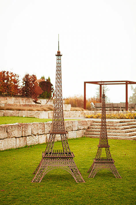 Edelrost-Eiffelturm: Pariser Flair für zuhause in 230 cm oder 340 cm Höhe!