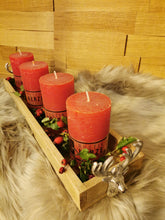 Lade das Bild in den Galerie-Viewer, Massives Holztablett mit zwei Hirschköpfen in antiksilber (Holzunikat) - moderner rustikaler Charme