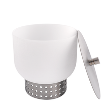 Lade das Bild in den Galerie-Viewer, QTable - Quarzglasschale als Tischfeuer - Wärme und Atmosphäre pur mit Bioethanolbefeuerung