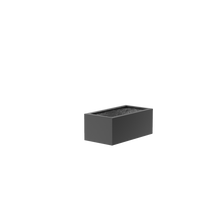 Lade das Bild in den Galerie-Viewer, Wasserbecken aus Aluminium farbig pulverbeschichtet in 22 möglichen Größen (geeignet zur Kombination mit den Wasserwänden)