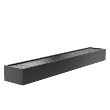 Lade das Bild in den Galerie-Viewer, Wasserbecken aus Aluminium farbig pulverbeschichtet in 22 möglichen Größen (geeignet zur Kombination mit den Wasserwänden)