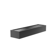 Lade das Bild in den Galerie-Viewer, Wasserbecken aus Aluminium farbig pulverbeschichtet in 22 möglichen Größen (geeignet zur Kombination mit den Wasserwänden)