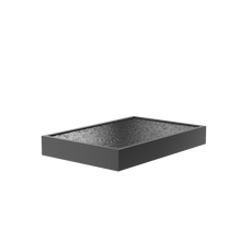 Lade das Bild in den Galerie-Viewer, Wasserbecken aus Aluminium farbig pulverbeschichtet in 22 möglichen Größen (geeignet zur Kombination mit den Wasserwänden)