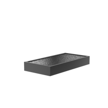 Lade das Bild in den Galerie-Viewer, Wasserbecken aus Aluminium farbig pulverbeschichtet in 22 möglichen Größen (geeignet zur Kombination mit den Wasserwänden)