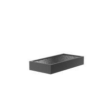 Lade das Bild in den Galerie-Viewer, Wasserbecken aus Aluminium farbig pulverbeschichtet in 22 möglichen Größen (geeignet zur Kombination mit den Wasserwänden)