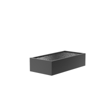 Lade das Bild in den Galerie-Viewer, Wasserbecken aus Aluminium farbig pulverbeschichtet in 22 möglichen Größen (geeignet zur Kombination mit den Wasserwänden)