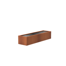 Lade das Bild in den Galerie-Viewer, Wasserbecken aus Cortenstahl in 22 möglichen Größen (geeignet zur Kombination mit den Wasserwänden)