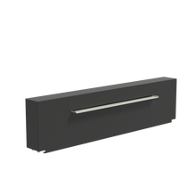 Lade das Bild in den Galerie-Viewer, Wasserwand aus Aluminium farbig pulverbeschichtet in verschiedenen Ausführungen zur Montage an den Wasserbecken