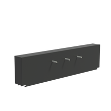 Lade das Bild in den Galerie-Viewer, Wasserwand aus Aluminium farbig pulverbeschichtet in verschiedenen Ausführungen zur Montage an den Wasserbecken