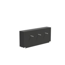 Lade das Bild in den Galerie-Viewer, Wasserwand aus Aluminium farbig pulverbeschichtet in verschiedenen Ausführungen zur Montage an den Wasserbecken