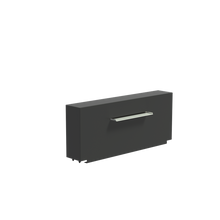 Lade das Bild in den Galerie-Viewer, Wasserwand aus Aluminium farbig pulverbeschichtet in verschiedenen Ausführungen zur Montage an den Wasserbecken