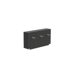 Lade das Bild in den Galerie-Viewer, Wasserwand aus Aluminium farbig pulverbeschichtet in verschiedenen Ausführungen zur Montage an den Wasserbecken