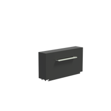 Lade das Bild in den Galerie-Viewer, Wasserwand aus Aluminium farbig pulverbeschichtet in verschiedenen Ausführungen zur Montage an den Wasserbecken