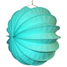 Lade das Bild in den Galerie-Viewer, Türkisfarbener wetterfester Lampion - in drei möglichen Größen