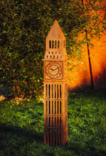 Lade das Bild in den Galerie-Viewer, Edelrost-Big Ben: Englischer Charme für zuhause mit imposanter Höhe von 160 cm
