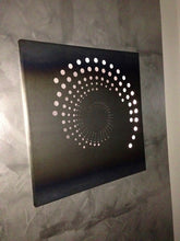 Lade das Bild in den Galerie-Viewer, Moderne Wandgestaltung: Wandbild &quot;Spirale&quot; aus Metall - faszinierende Wanddeko in 3D-Optik
